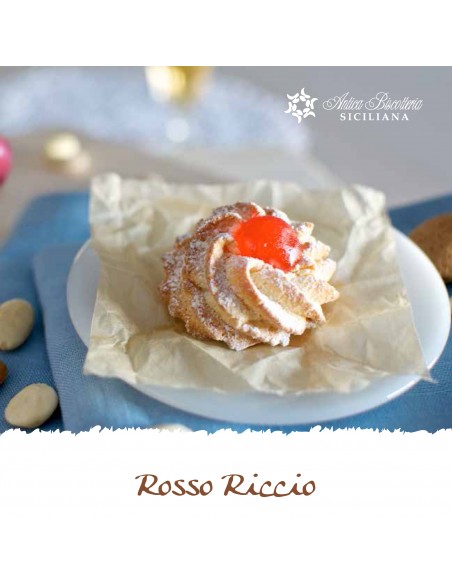 Rosso Riccio Packaging in a box of 12 piecesAntica Biscotteria