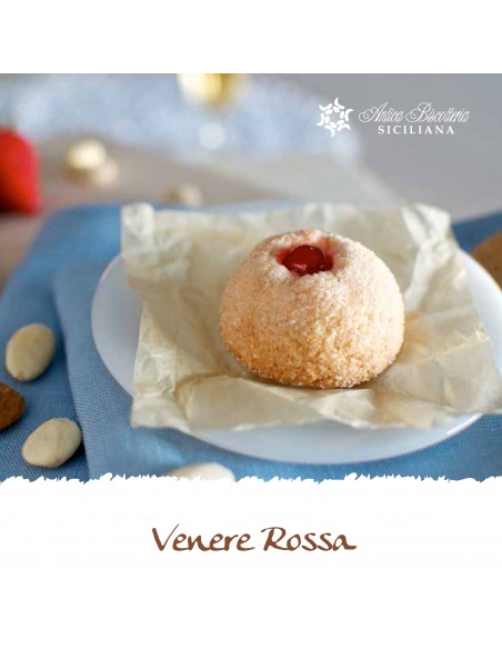 Venere Rossa Packaging in a box of 12 pcs Antica Biscotteria