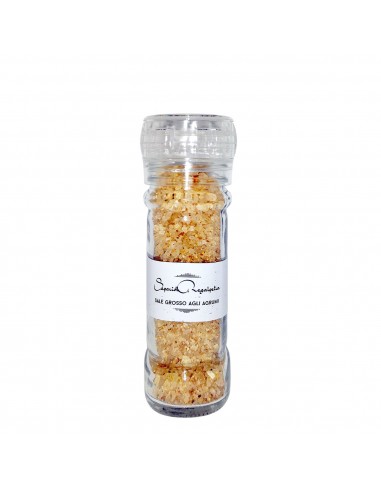 Coarse salt with citrus fruits 110g salt mill Sapori di