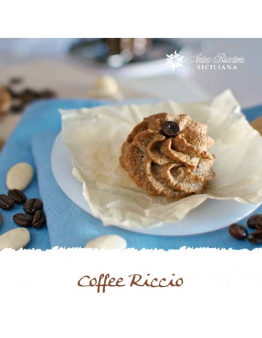 Coffee Riccio Packaging in a box of 18 pcs Antica Biscotteria