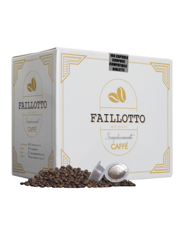 Corposa Compatibile BIALETTI Confezione 100 pz Faillotto