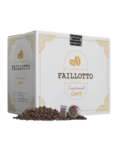 Full-bodied Compatible ESSE CAFFE' Pack of 100 pcs Faillotto