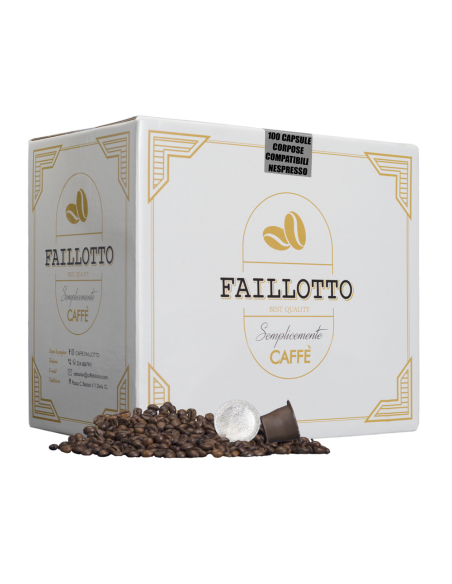 Corposa Compatibile NESPRESSO Confezione 100 pz Faillotto