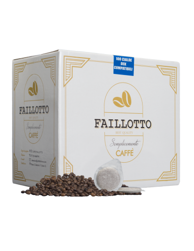 Decaffeinato CIALDE 44 mm ESE Confezione 100 pz Faillotto