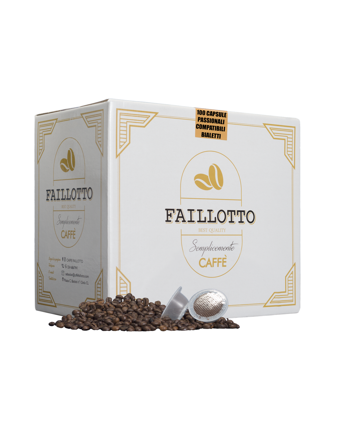 Passionale Compatibile BIALETTI Conf. 100 pz Faillotto