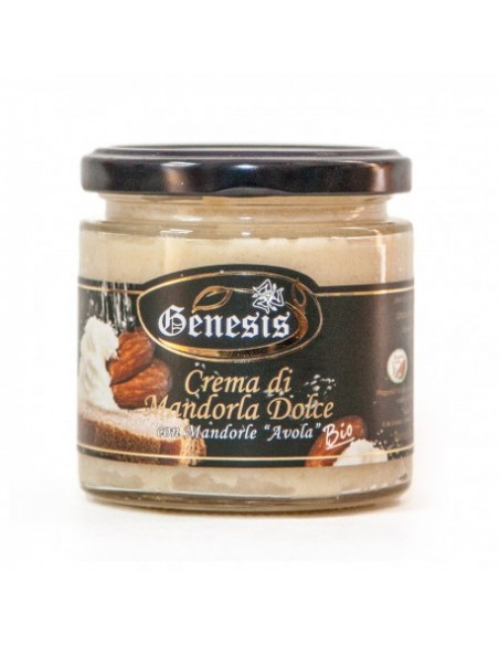 Organic sweet Avola almond cream 220 gr Genesis