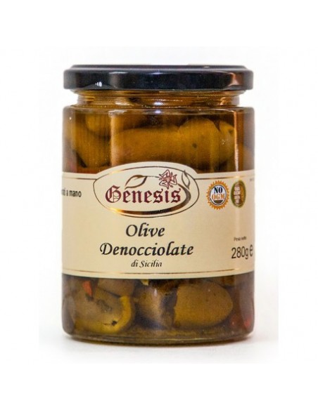 Aceitunas deshuesadas 300 gr Génesis