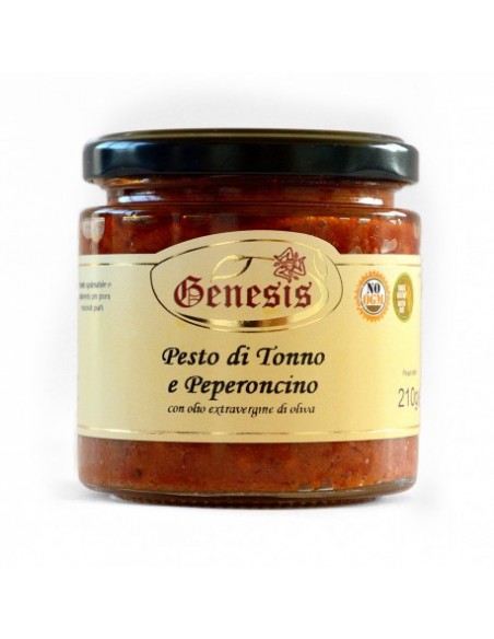 Pesto De Atún Y Guindilla 200 gr Génesis