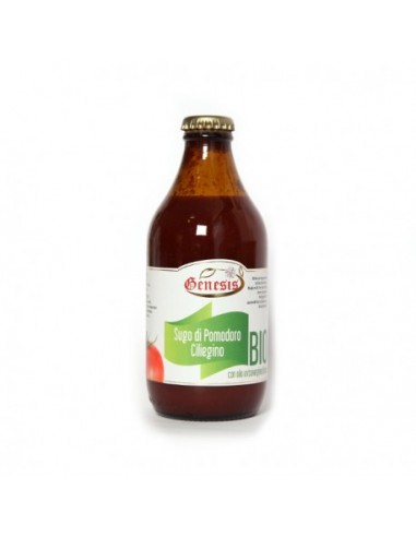 ORGANIC Cherry Sauce with Basil 330 gr Genesis