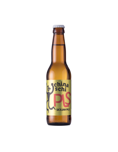 Cerveza Pils Siciliana caja de 12 botellas 33 cl Birrificio