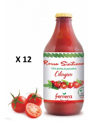 Ready-made cherry tomato sauce 12 pieces x 330 g Ferrera