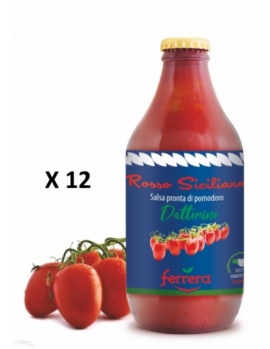 Fertige Datterino Tomatensauce 12 Stück x 330 g Ferrera