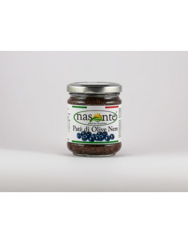 Pâté d'Olives Noires 190 gr Nasonte