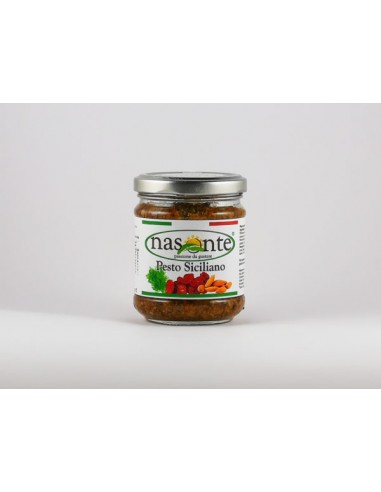 Pesto sicilien 190 gr Nasonte