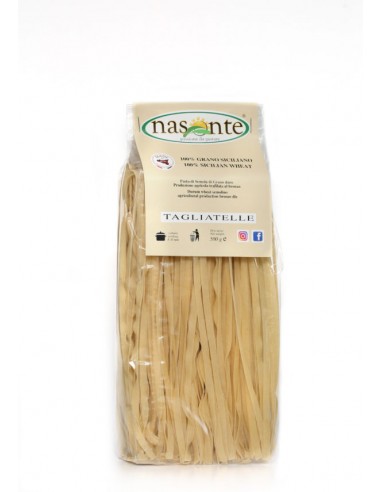 Tagliatelle 500 gr Pasta made from 100% Sicilian durum wheat