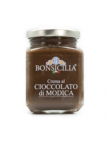 Crema al Cioccolato di Modica 190 gr Bonsicilia