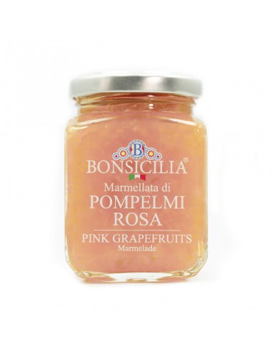 Mermelada de Pomelo Rosa 240 gr Bonsicilia