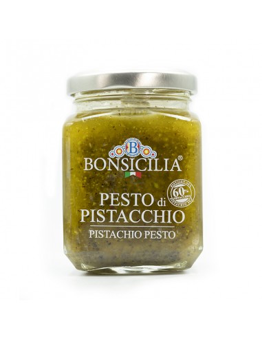 Pesto de Pistache 190 gr Bonsicilia