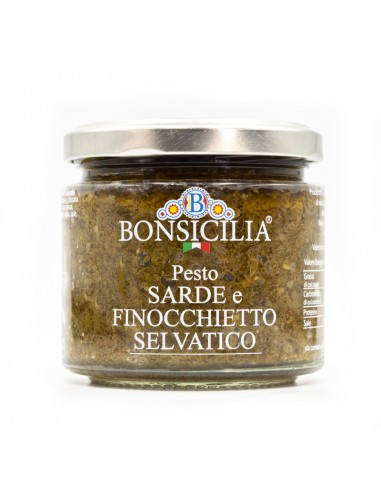 Sardine and Wild Fennel Pesto 190 gr Bonsicilia