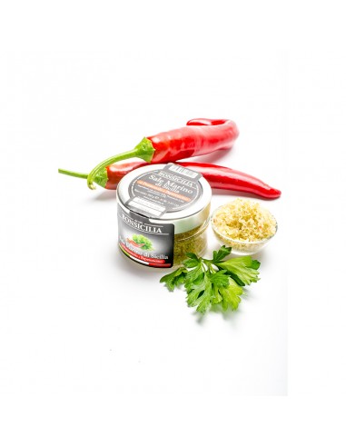 Sicilian Sea Salt with Parsley and Chilli 100 gr Bonsicilia