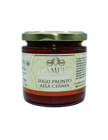 Ready-made grouper sauce 220 gr Campisi