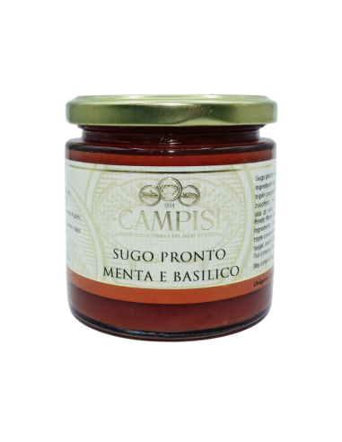 Fertige Minz Basilikum Sauce 220 gr Campisi