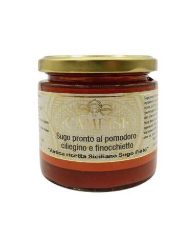 Ready-made sauce with cherry tomato and fennel 220 gr Campisi