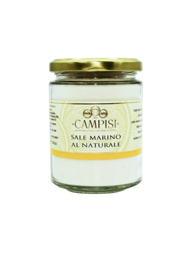 Natural Sea Salt Jar 300 gr Campisi