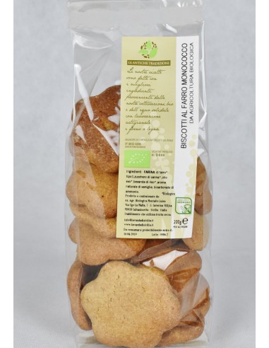 Organic spelled biscuits 200 gr Le Antiche Tradizioni