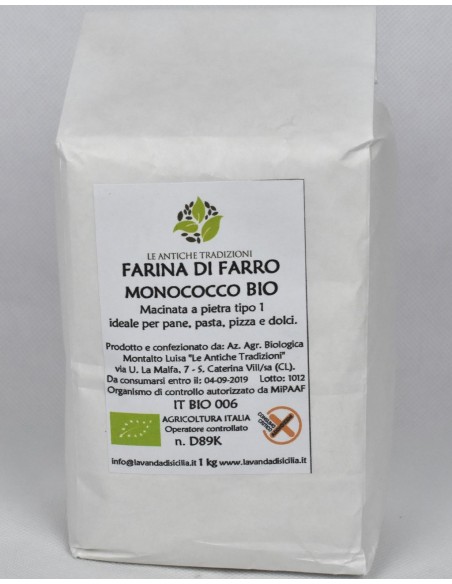 Harina de Espelta Escanda Bio 1 kg Le Antiche Tradizioni