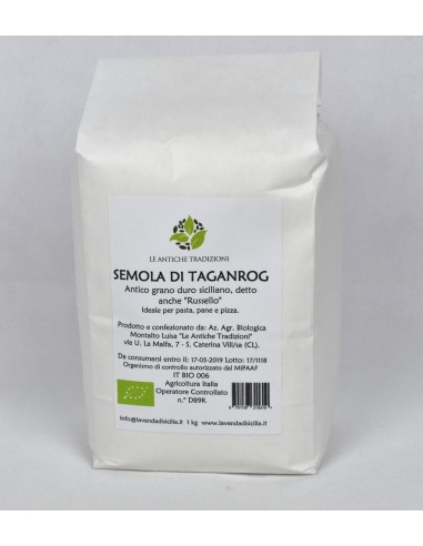 Farina di Tangaro Russello tipo 3 Bio 1 kg Le Antiche Tradizioni