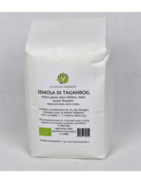 Tangaro Russello tipo 3 harina orgánica 1 kg Le Antiche