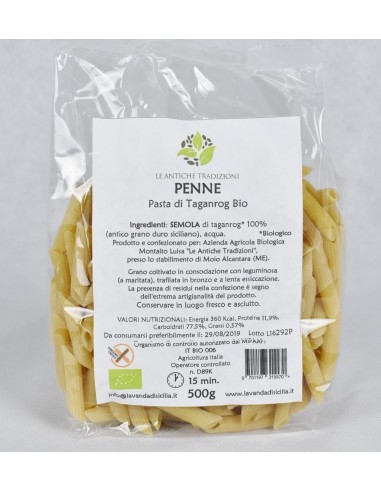 Bio Taganrog Penne 500 gr Le Antiche Tradizioni