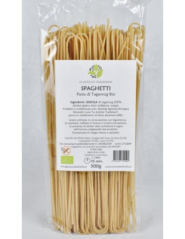 Bio Taganrog Spaghetti 500 gr Le Antiche Tradizioni