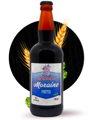 Moraine London Porter 50 cl Caja de 12 botellas Realmalt