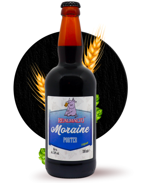 Moraine London Porter 50 cl Karton mit 12 Realmalt Flaschen