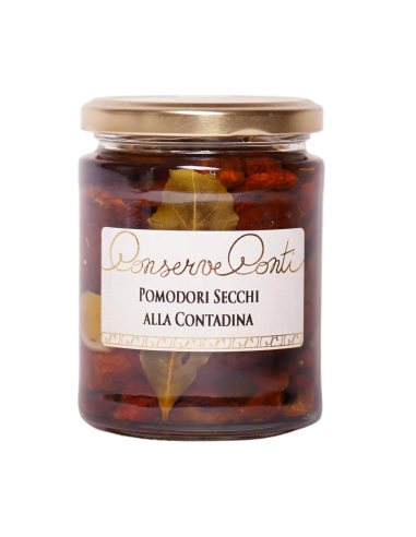 Peasant-style dried tomatoes in extra virgin olive oil 270 gr