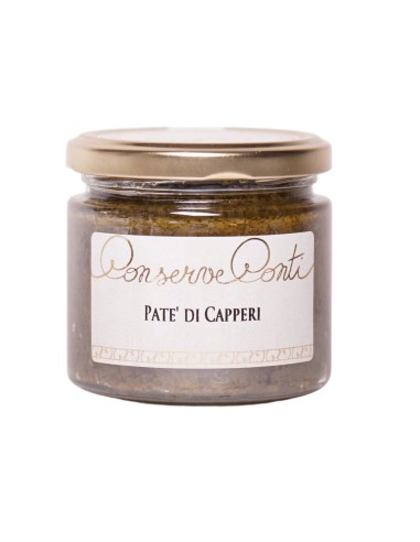 Caper paté in extra virgin olive oil 190 gr Conserve Conti