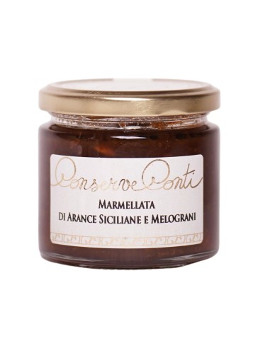 Orange and pomegranate jams 190 gr Conserve Conti