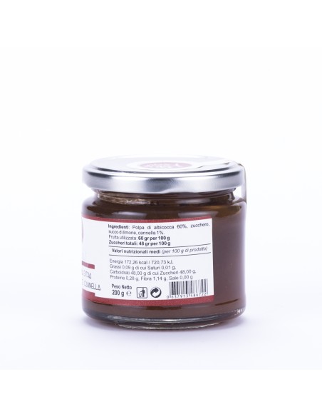 Confiture extra d'abricots et de cannelle 180g Tenuta Paradiso