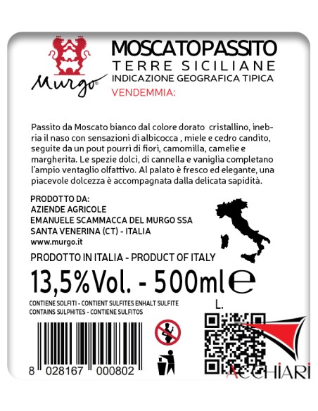 Lapilli Rosso IGT Terre Siciliane 75 cl Murgo