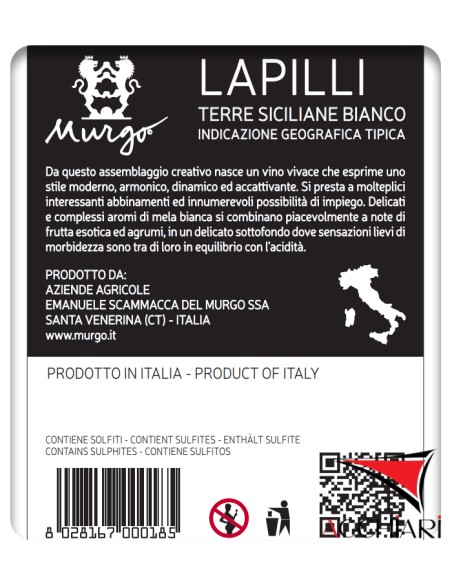 Murgo Lapilli Bianco IGT Terre Siciliane 75 cl