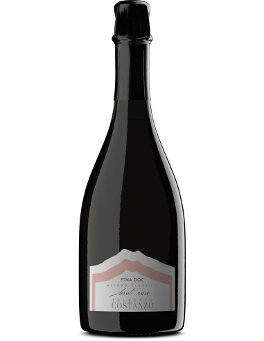 Vin mousseux Brut Rosè Etna DOC Méthode classique 75 cl