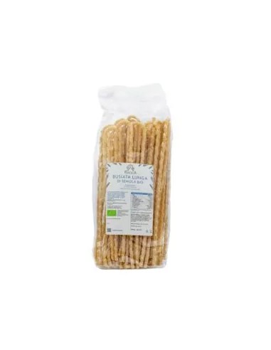 Long organic semolina busiata Russello Racilia