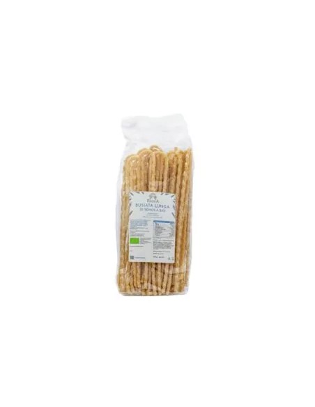 Long organic semolina busiata Russello Racilia