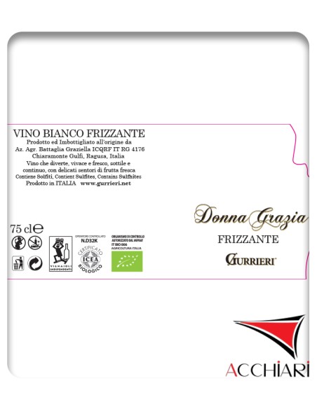 Donna Grazia espumoso 75 cl Gurrieri