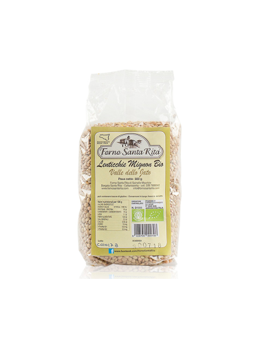 Organic Mignon Lentils 500 gr Forno Santa Rita