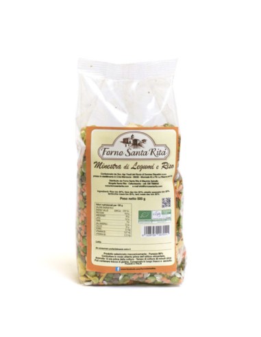 Soupe de légumineuses et riz 500 gr Forno Santa Rita