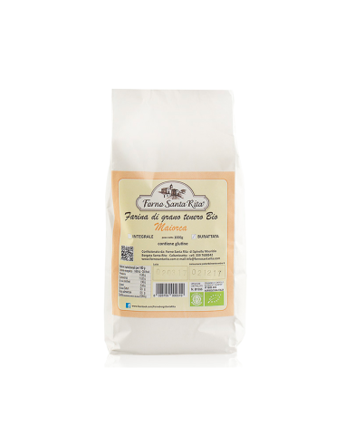 Organic Mallorca Wholemeal Flour 500 gr Forno Santa Rita