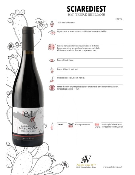 Sciare di Est Nerello Mascalese IGT Terre Siciliane 75 cl